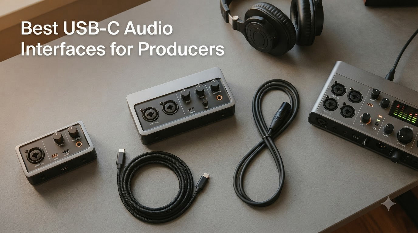 Best USB-C Audio Interfaces for Producers