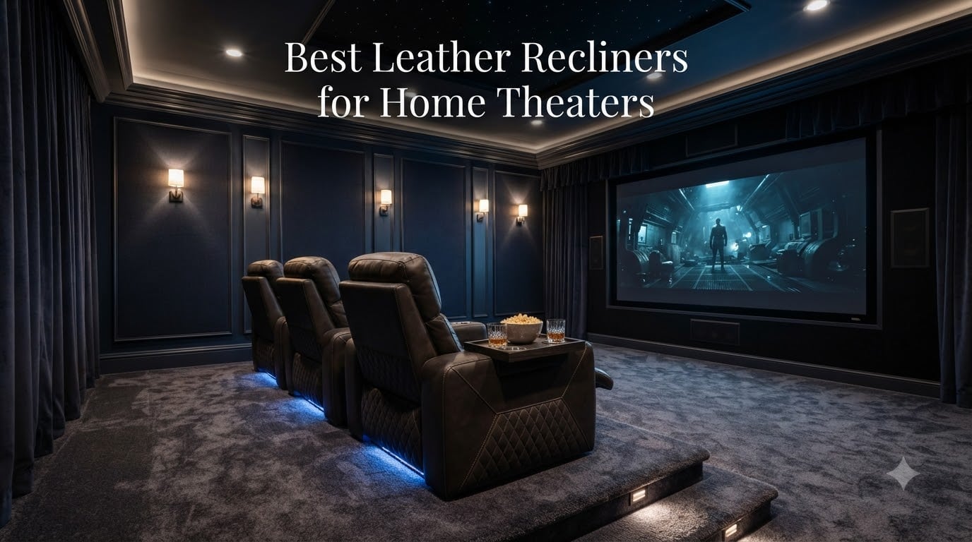 Best Leather Recliners for Home Theaters