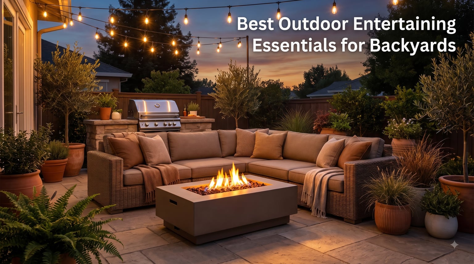 Best Outdoor Entertaining Essentials for Backyards