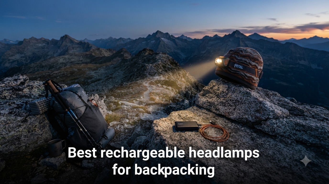 Best rechargeable headlamps for backpacking