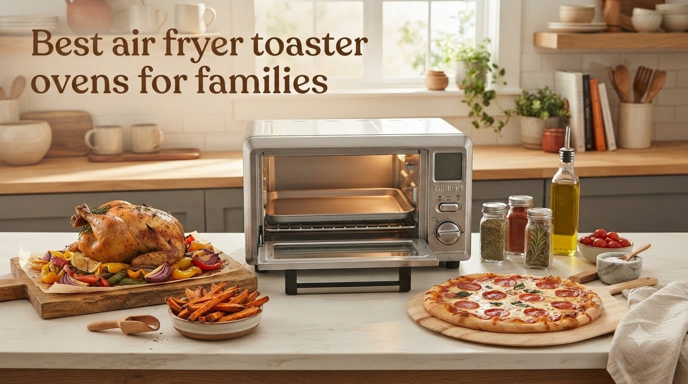 Best air fryer toaster ovens for families