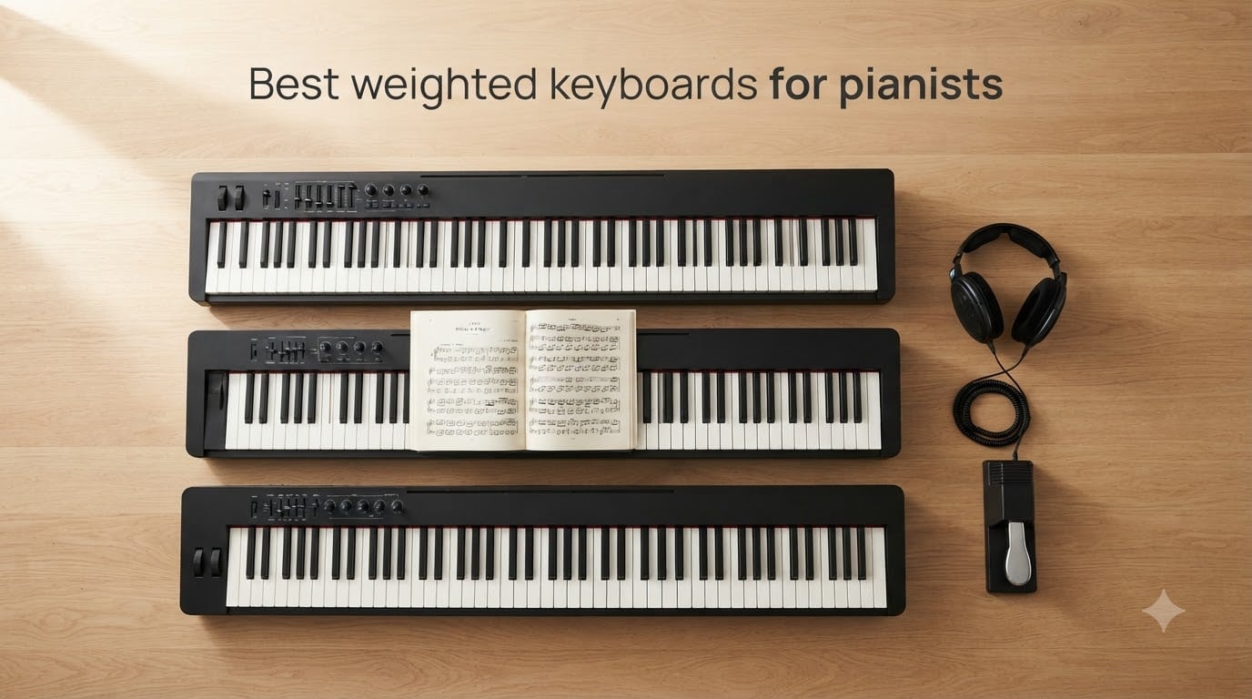 Best weighted keyboards for pianists