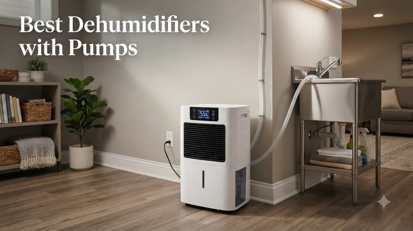 Best Dehumidifiers with Pumps