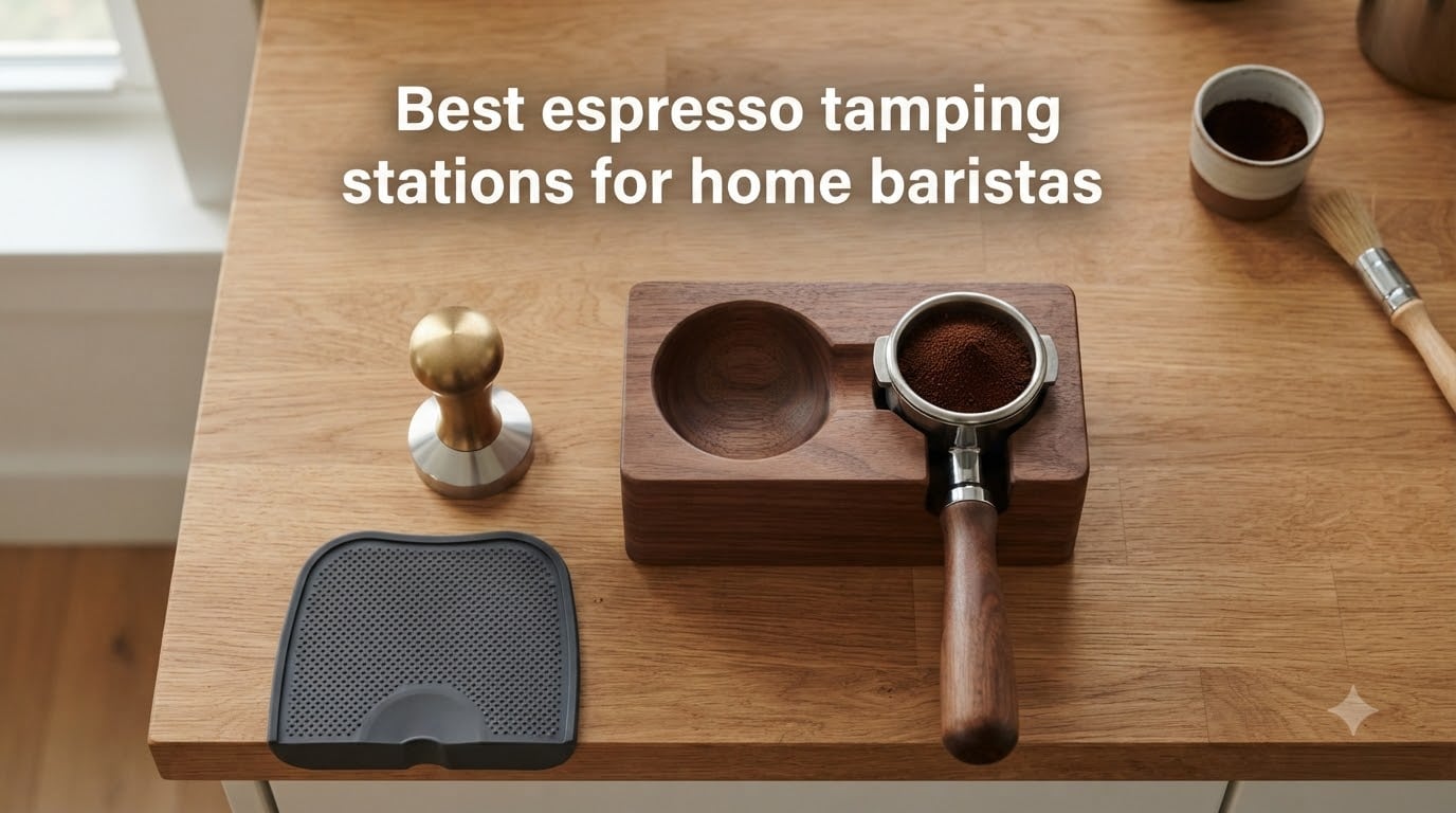 Best espresso tamping stations for home baristas