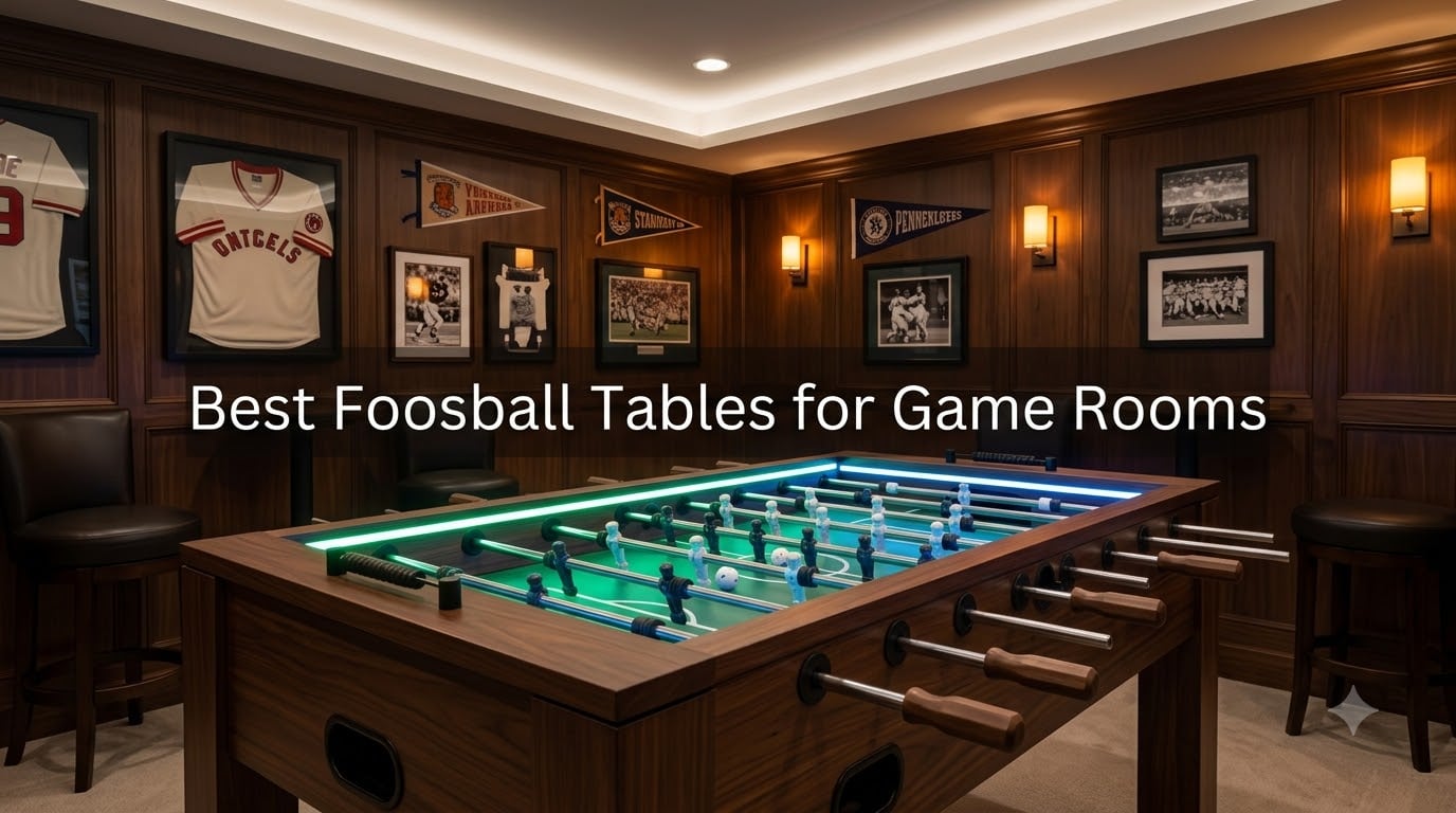 Best Foosball Tables for Game Rooms