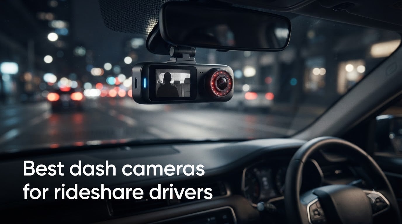 Best dash cameras for rideshare drivers