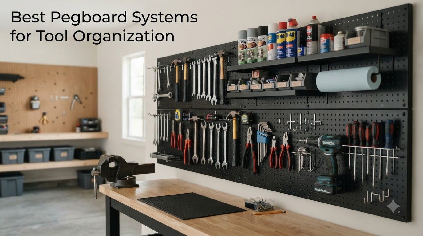 Best Pegboard Systems for Tool Organization