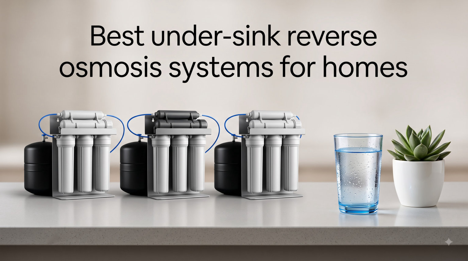 Best under-sink reverse osmosis systems for homes