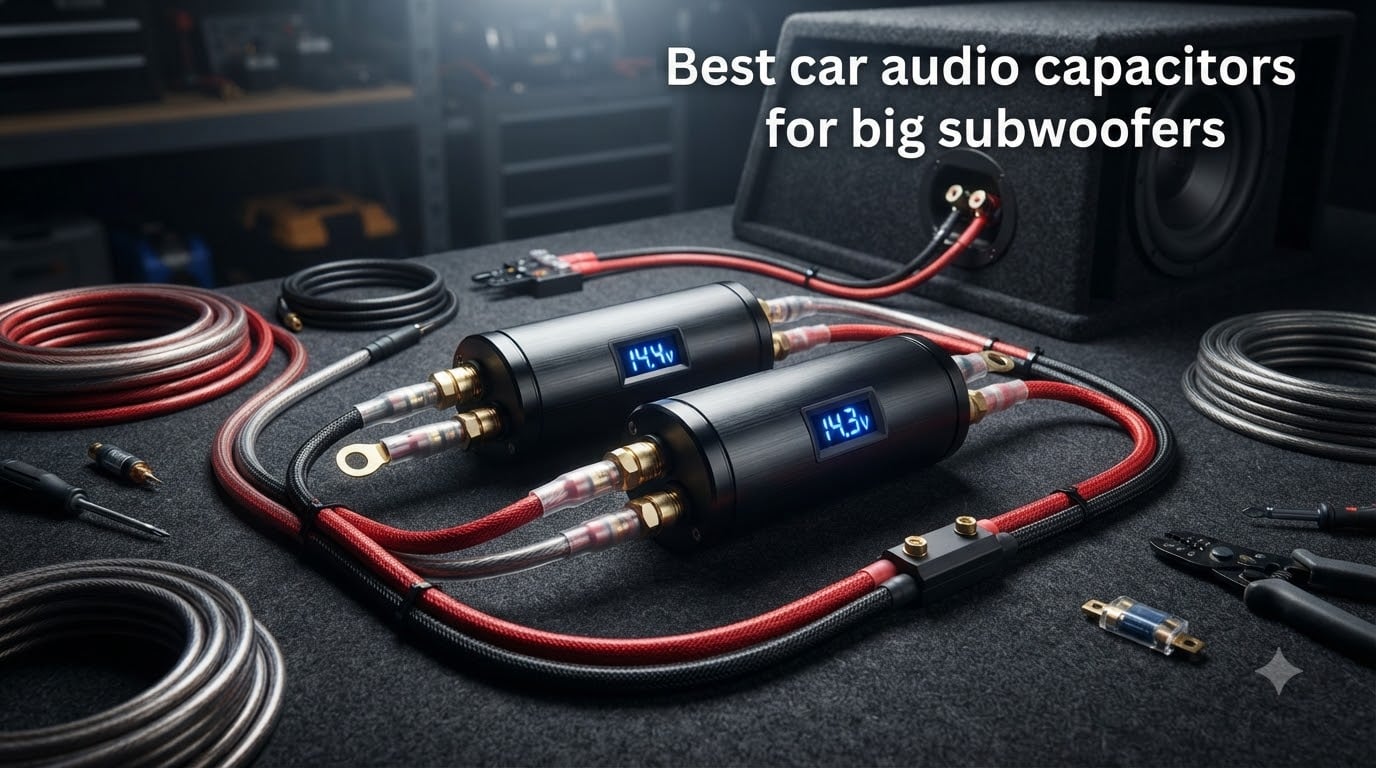 Best car audio capacitors for big subwoofers