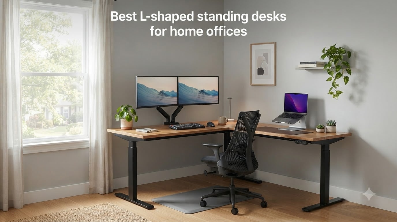 Best L-shaped standing desks for home offices