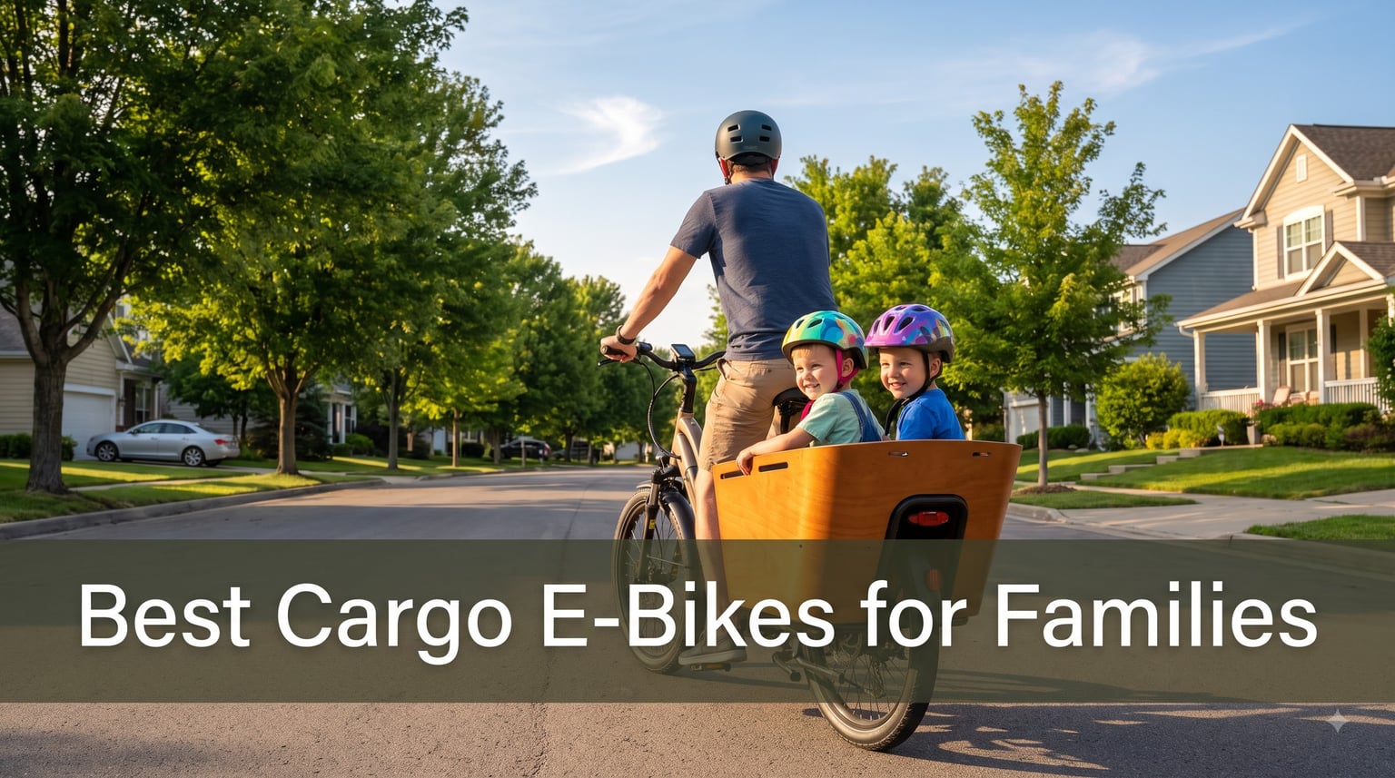 Best Cargo E-Bikes for Families