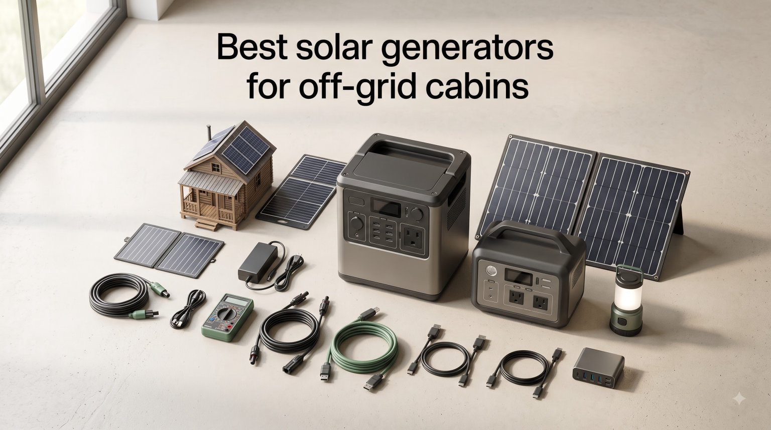 Best solar generators for off-grid cabins