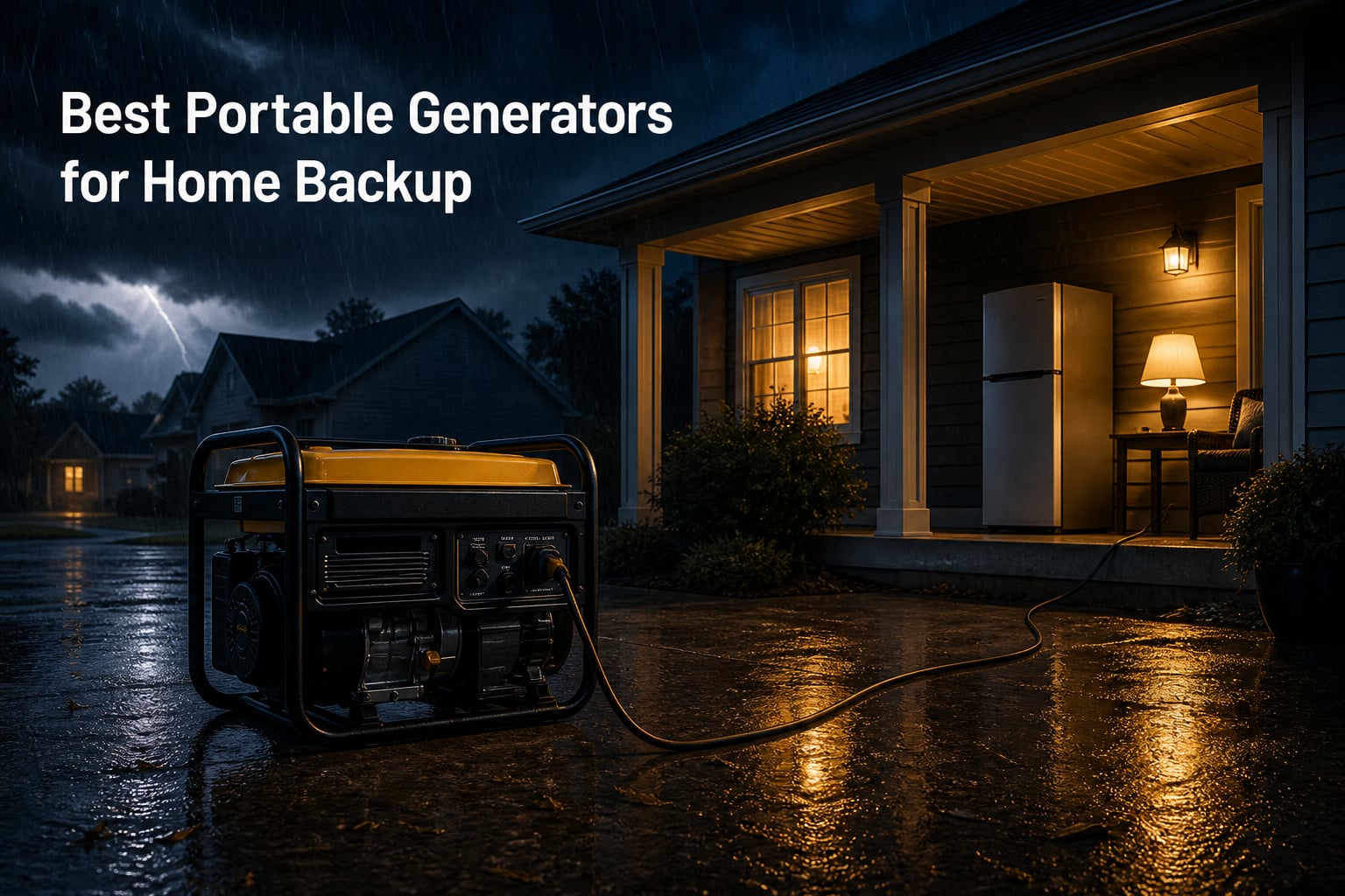 Best Portable Generators for Home Backup