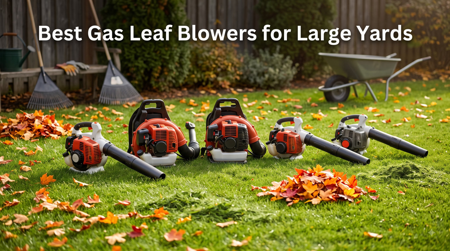 Best Gas Leaf Blowers for Large Yards