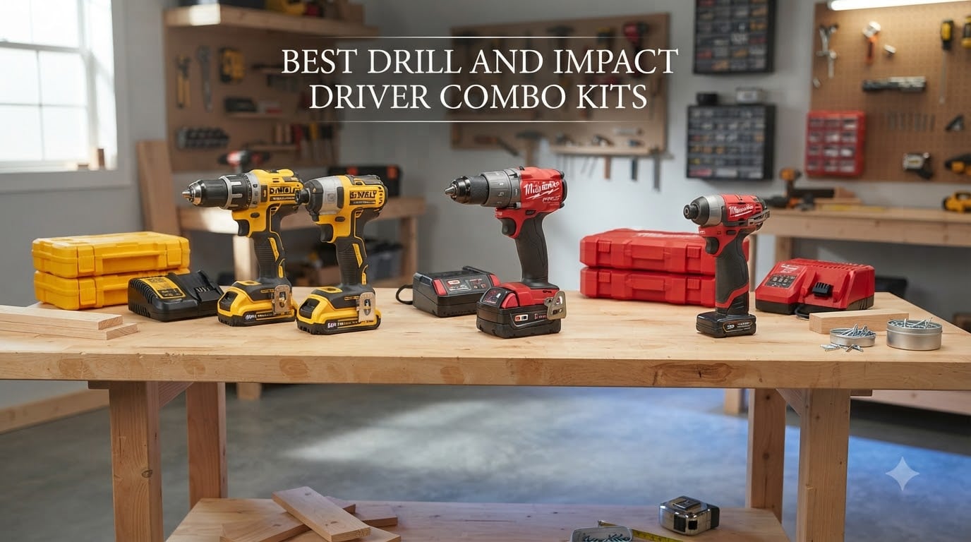 Best Drill and Impact Driver Combo Kits