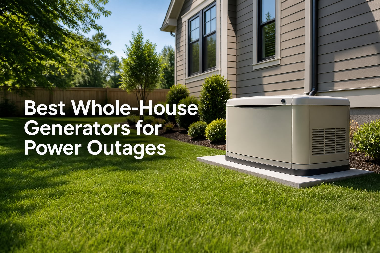 Best Whole-House Generators for Power Outages