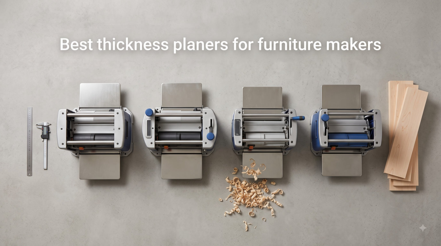 Best thickness planers for furniture makers