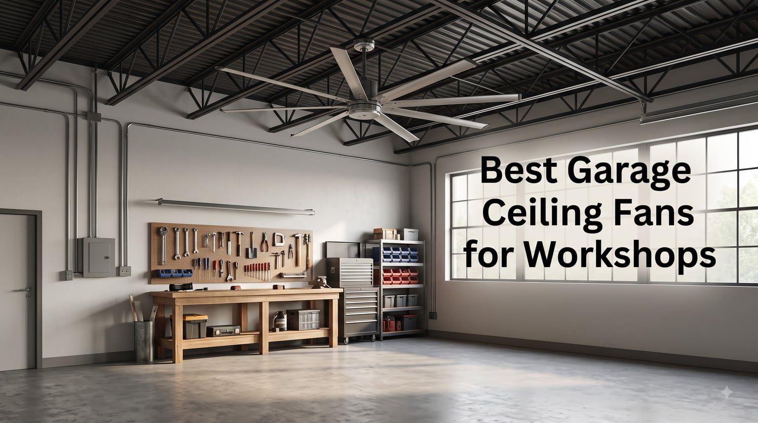 Best Garage Ceiling Fans for Workshops