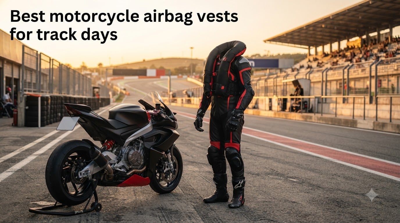 Best motorcycle airbag vests for track days