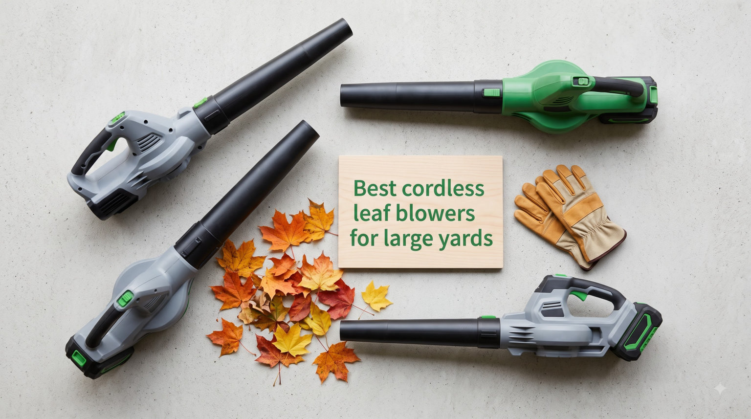 Best cordless leaf blowers for large yards