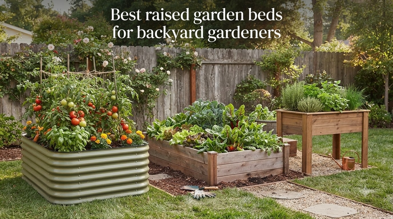 Best raised garden beds for backyard gardeners