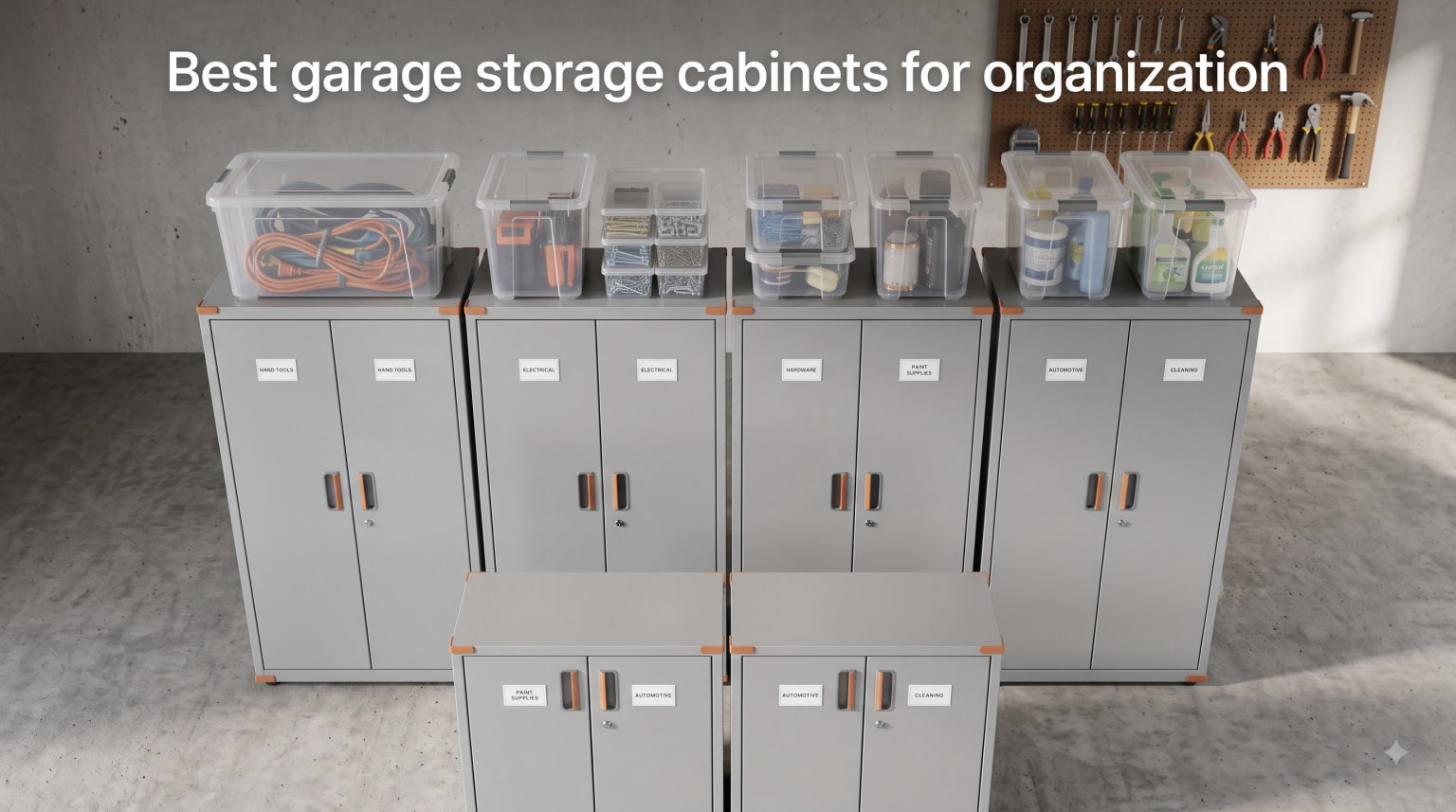 Best garage storage cabinets for organization