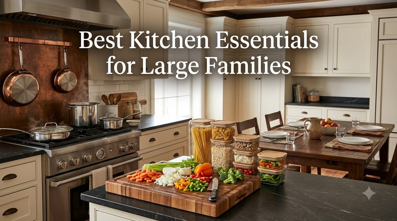 Best Kitchen Essentials for Large Families