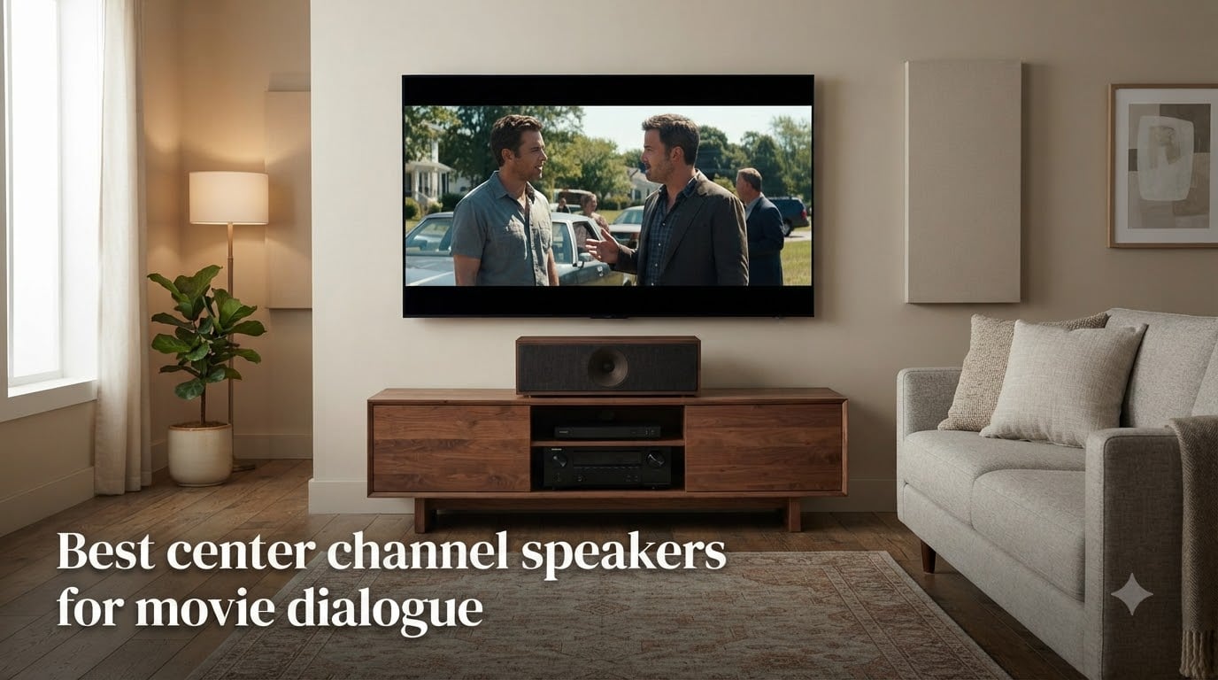 Best center channel speakers for movie dialogue