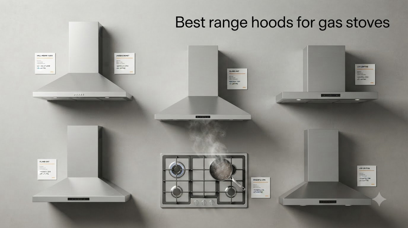 Best range hoods for gas stoves