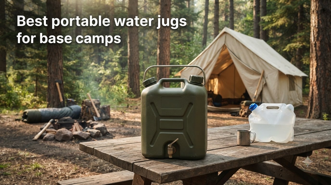 Best portable water jugs for base camps