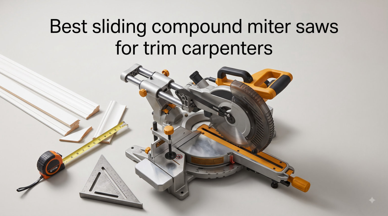 Best sliding compound miter saws for trim carpenters