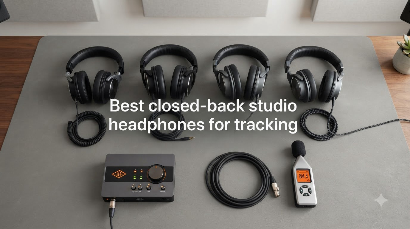 Best closed-back studio headphones for tracking