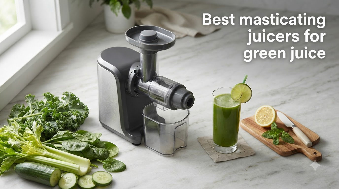 Best masticating juicers for green juice