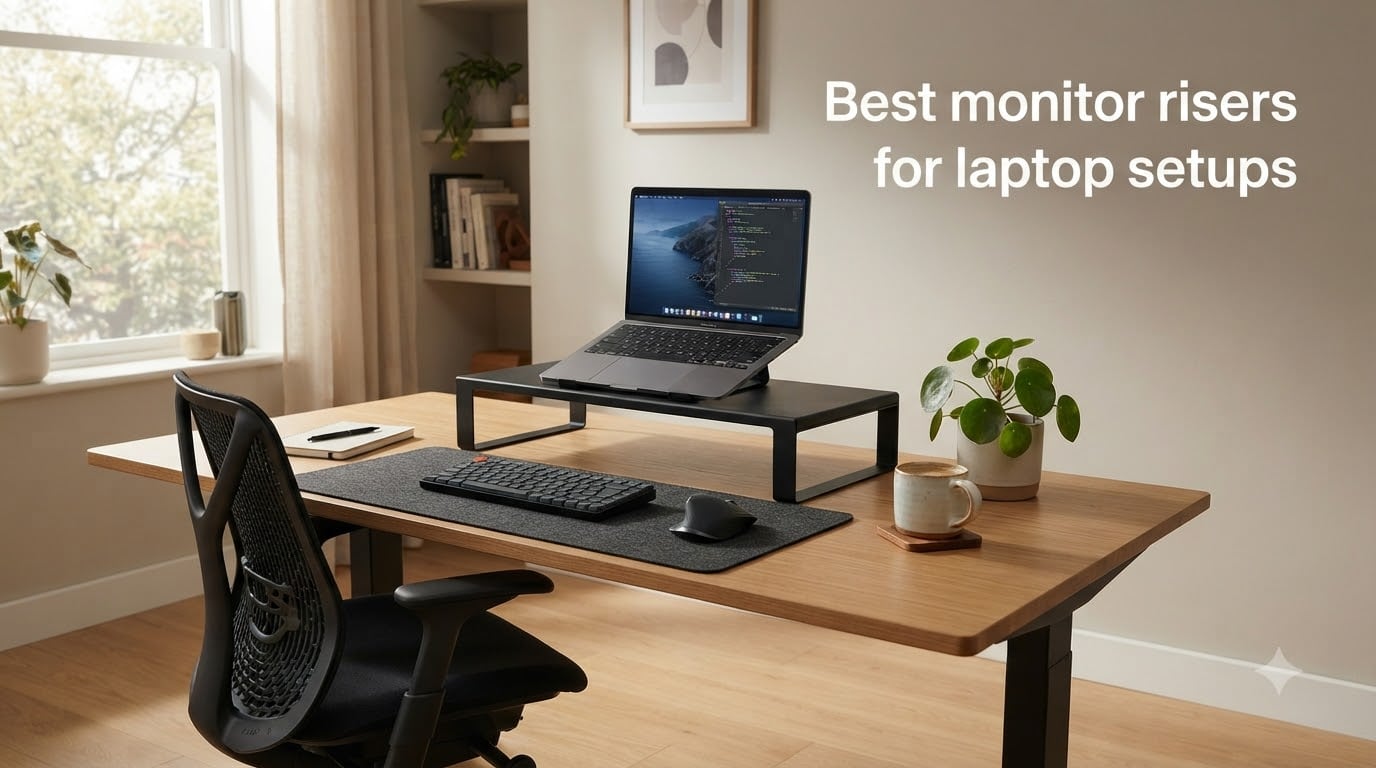 Best monitor risers for laptop setups