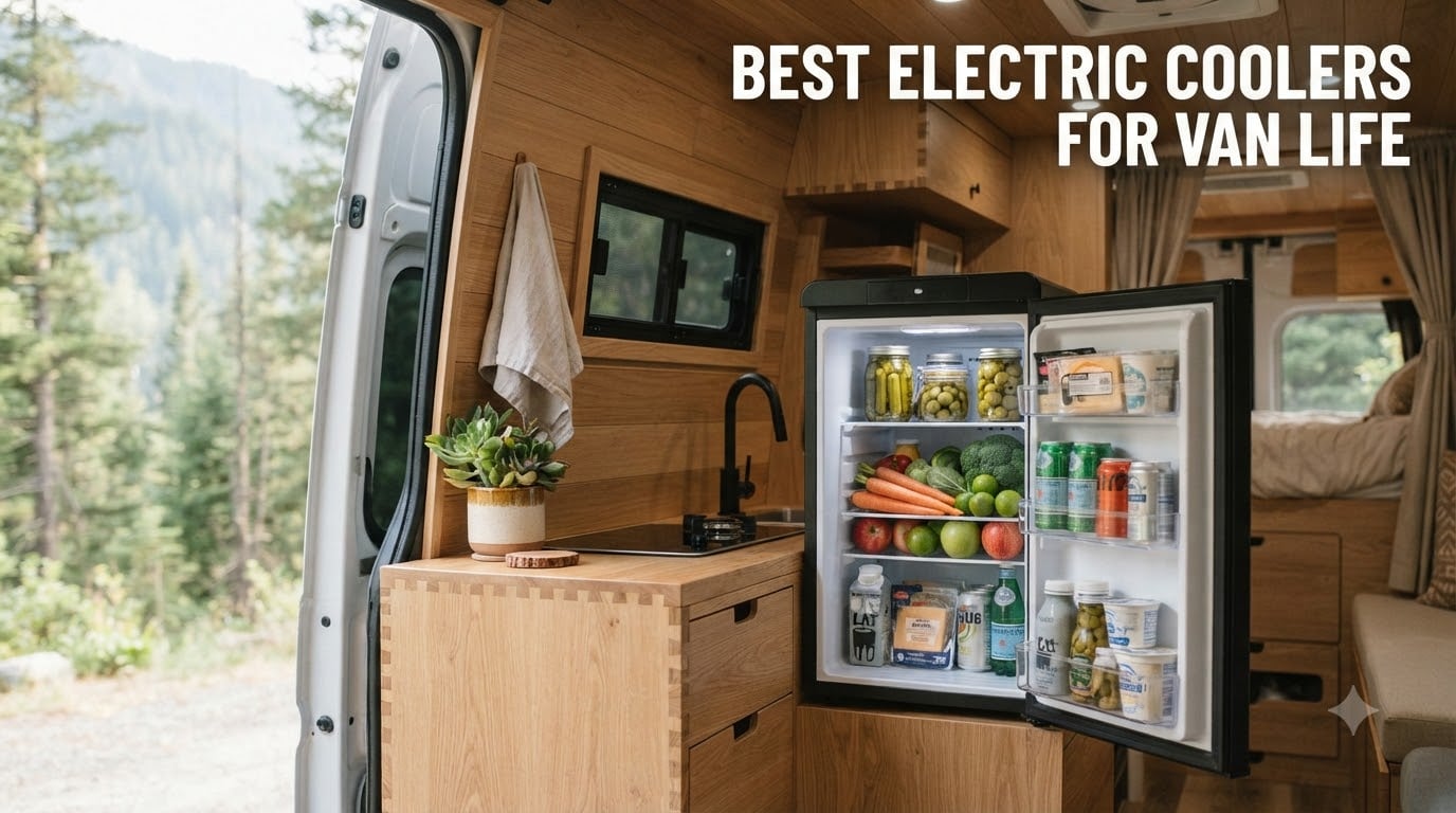 Best electric coolers for van life
