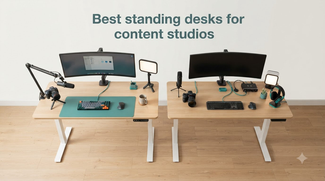 Best standing desks for content studios