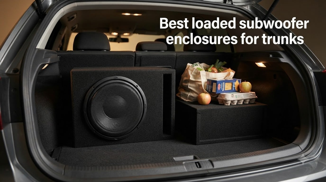 Best loaded subwoofer enclosures for trunks