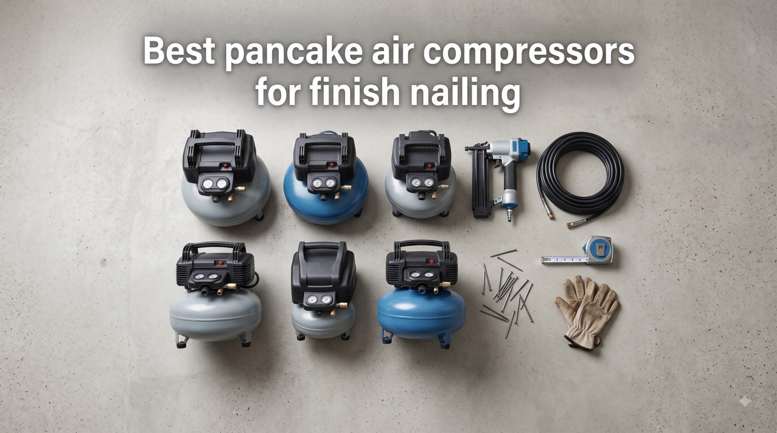 Best pancake air compressors for finish nailing