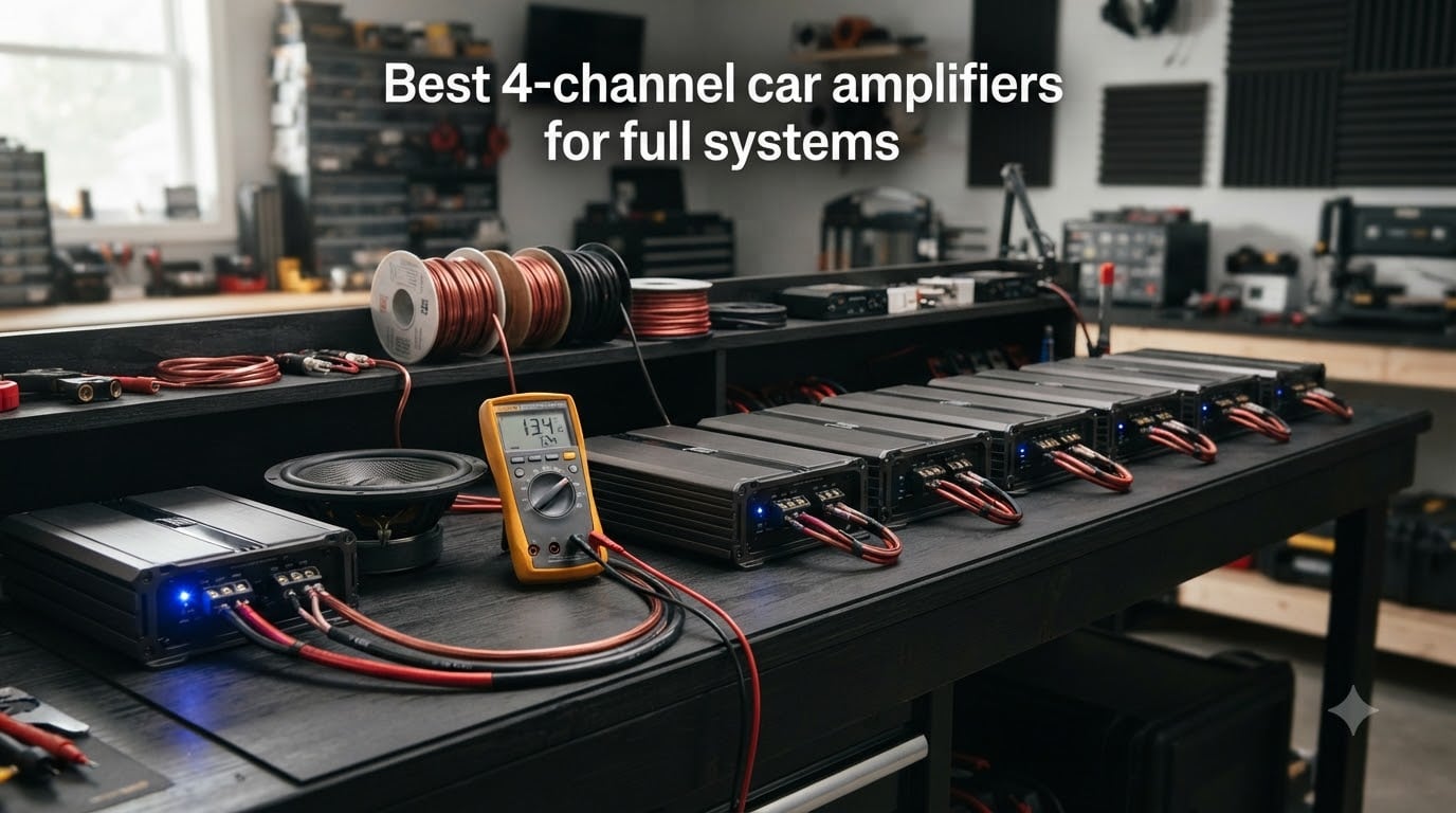 Best 4-channel car amplifiers for full systems