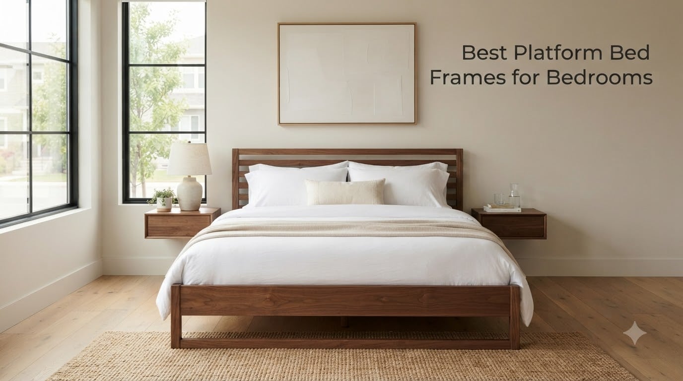 Best Platform Bed Frames for Bedrooms