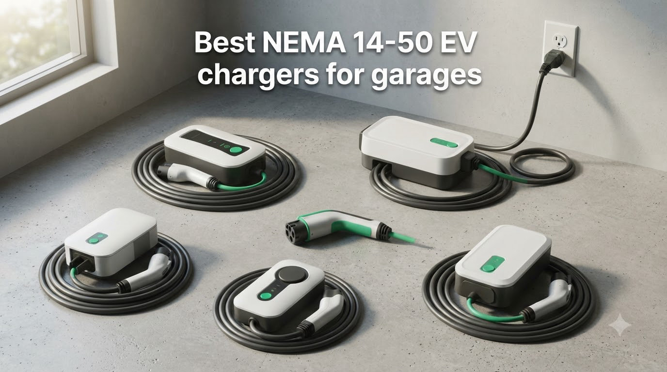 Best NEMA 14-50 EV chargers for garages