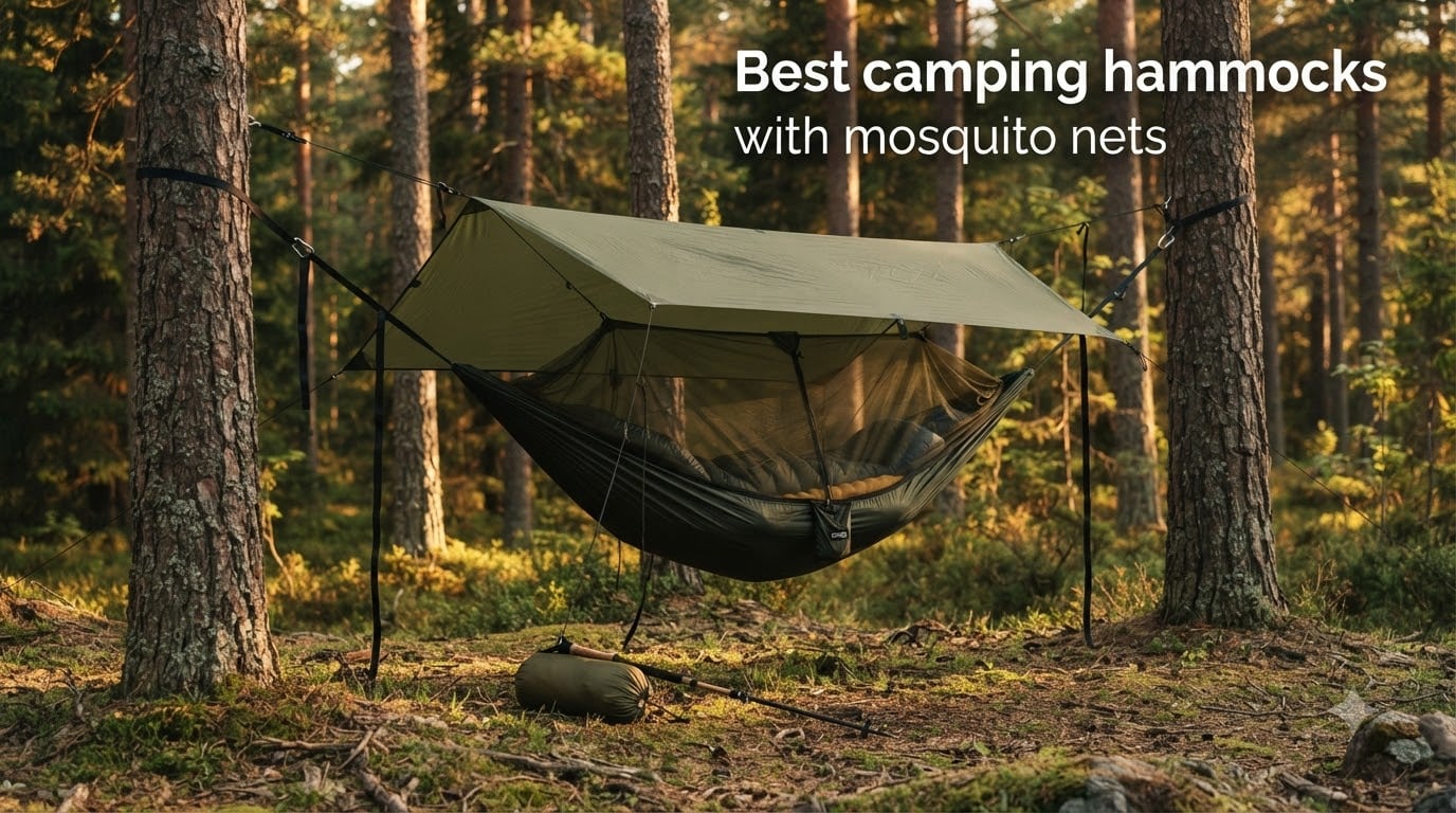 Best camping hammocks with mosquito nets