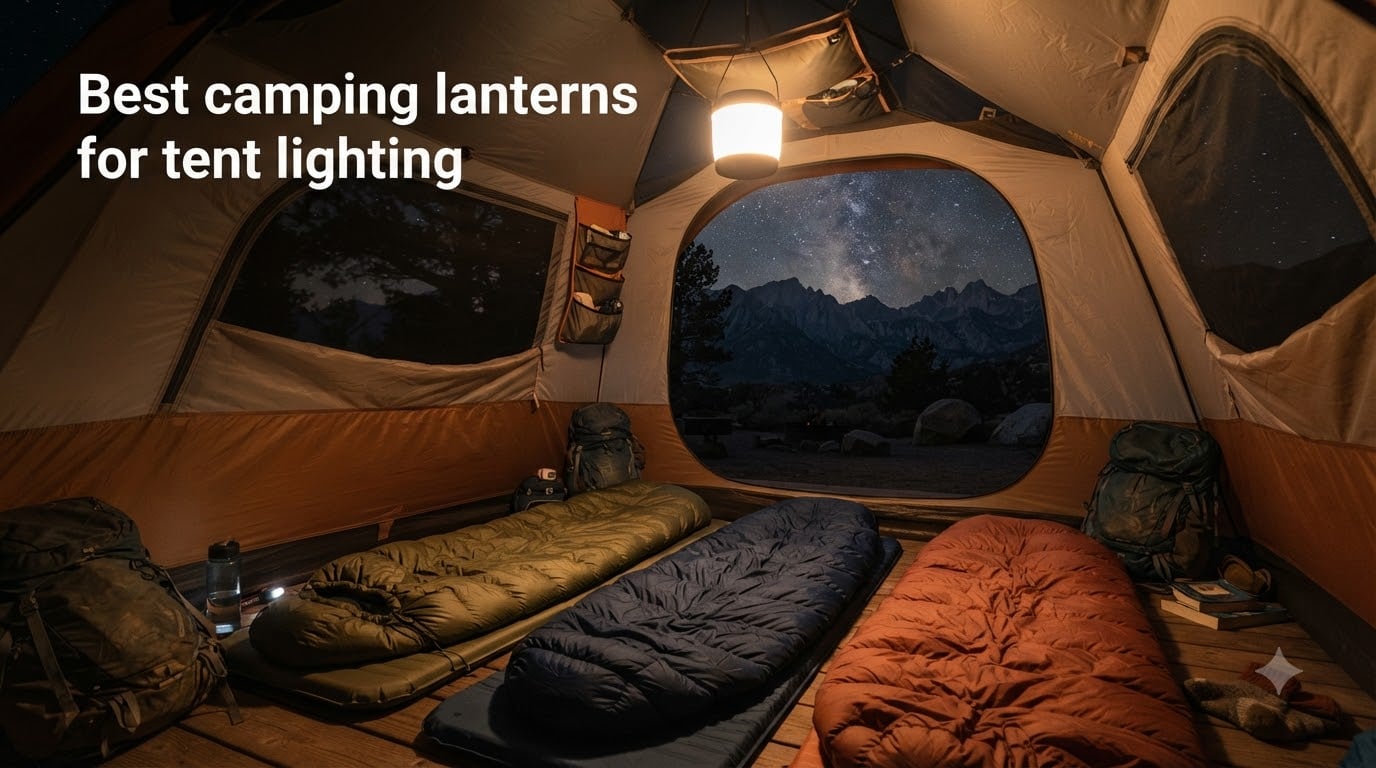 Best camping lanterns for tent lighting