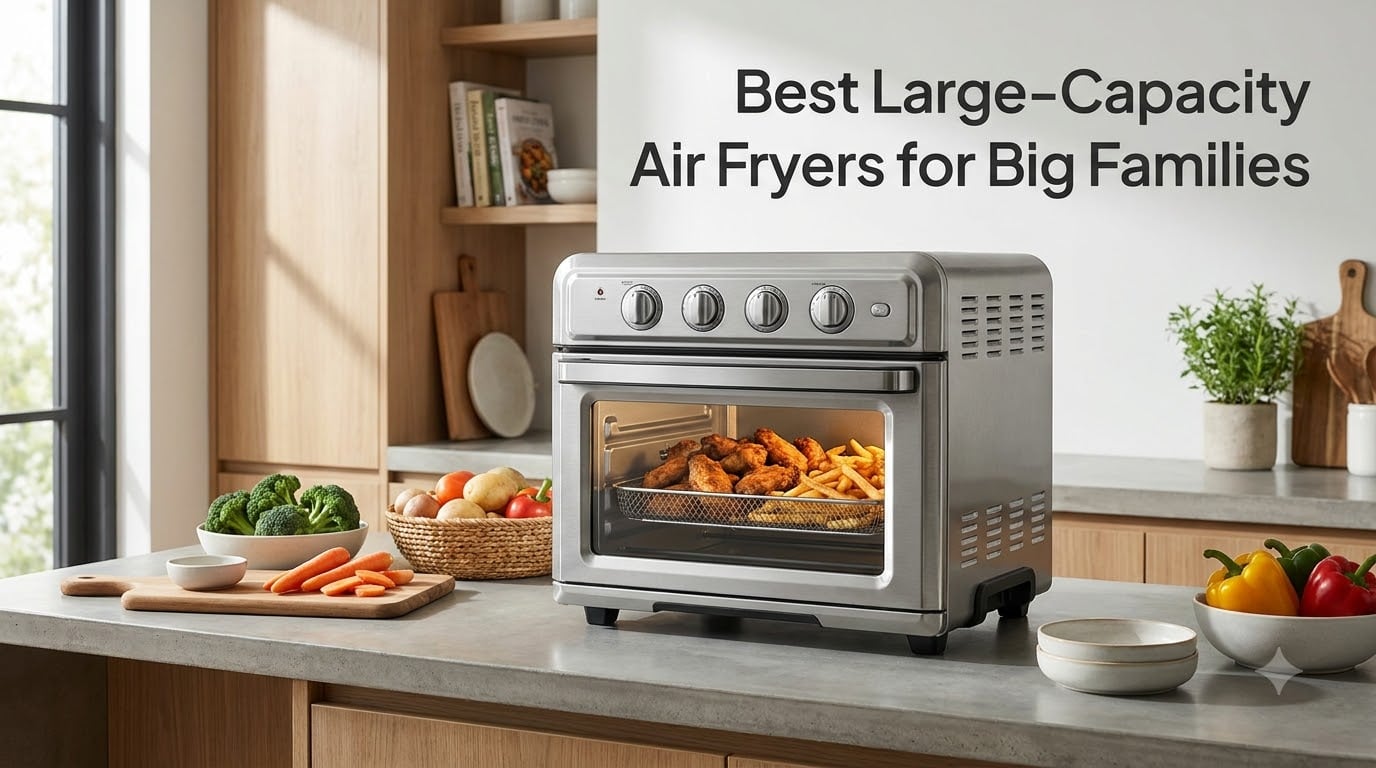 Best Large-Capacity Air Fryers for Big Families