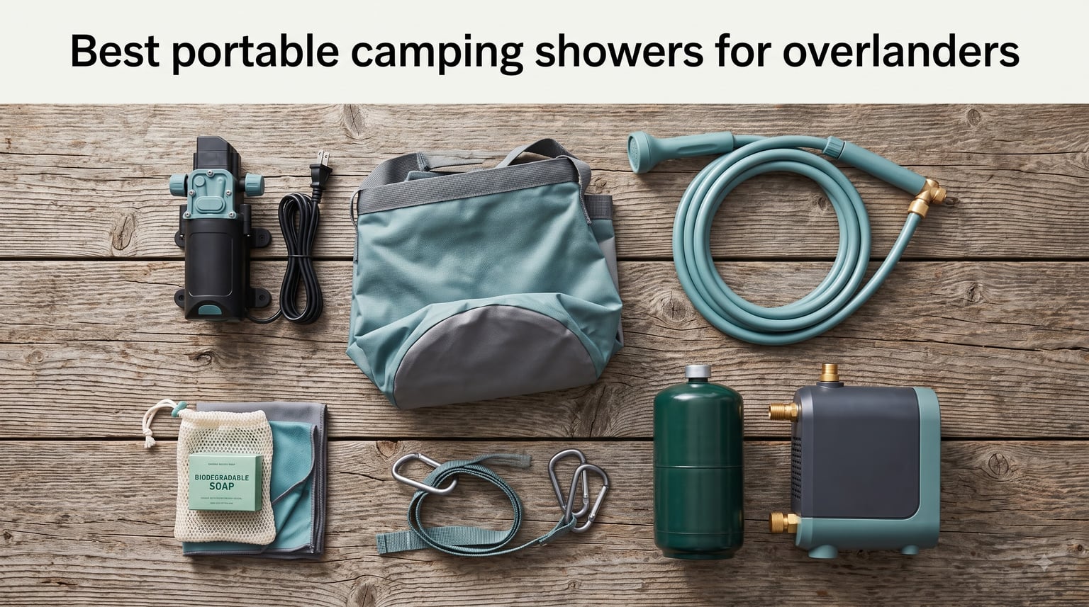Best portable camping showers for overlanders