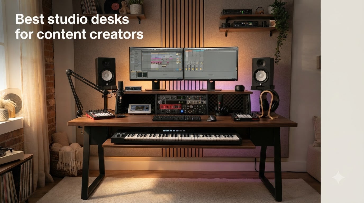 Best studio desks for content creators