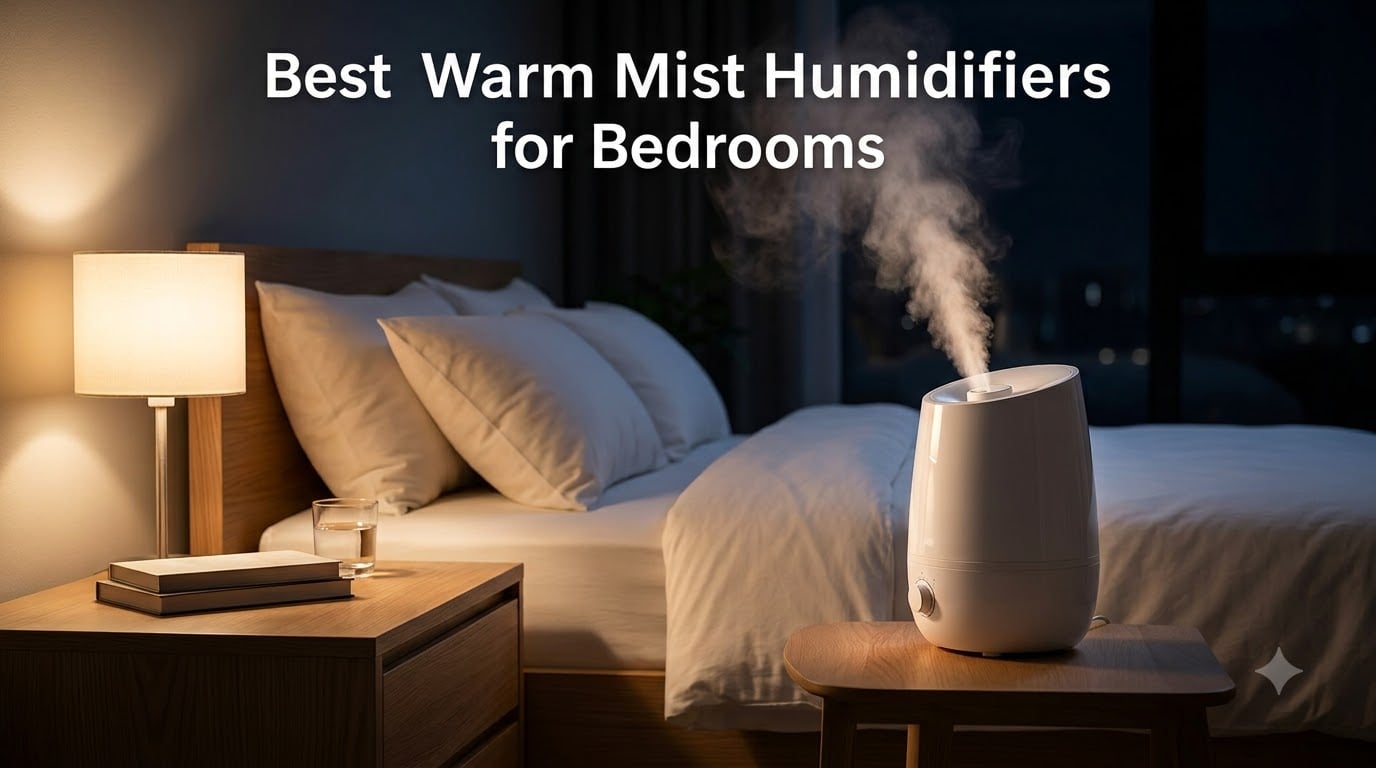Best Warm Mist Humidifiers for Bedrooms