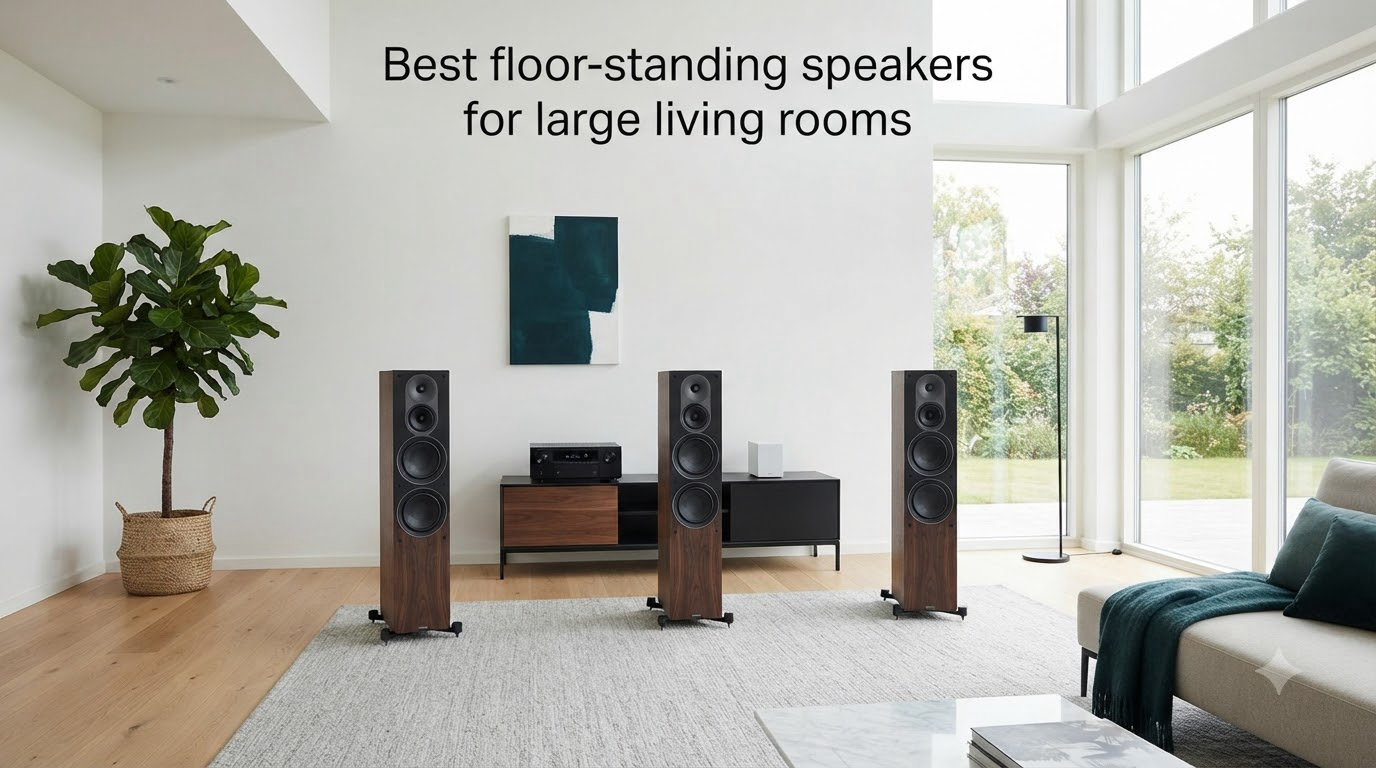 Best floor-standing speakers for large living rooms