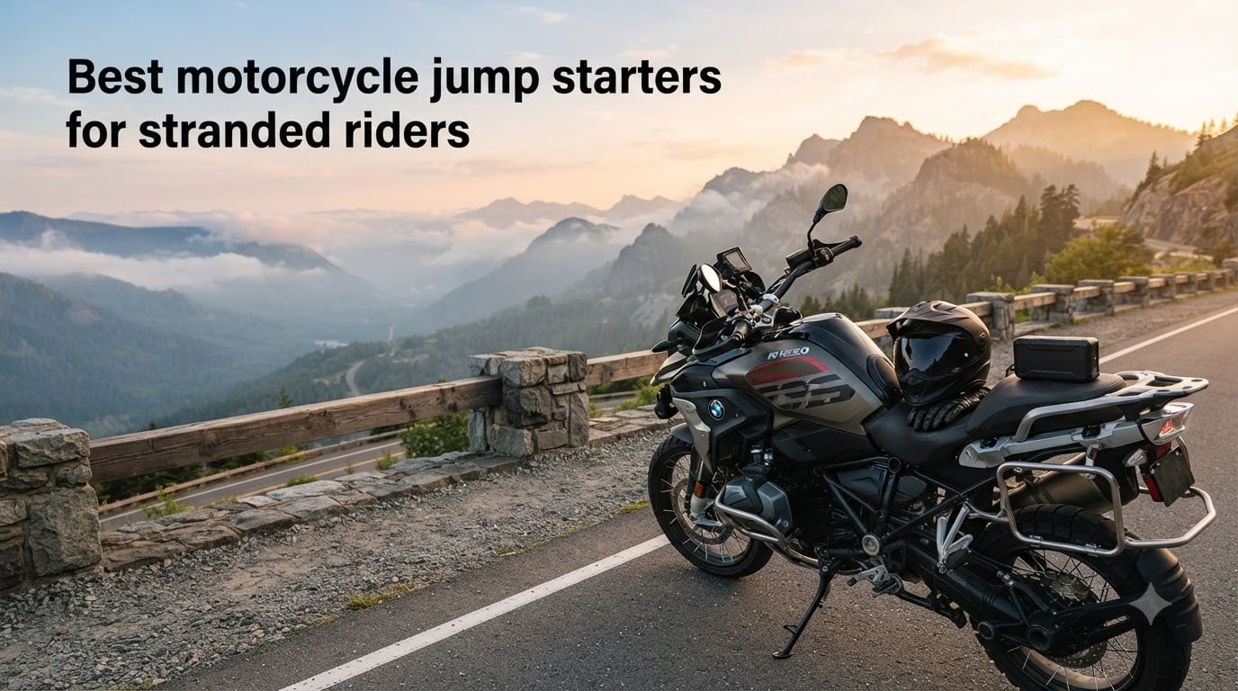 Best motorcycle jump starters for stranded riders