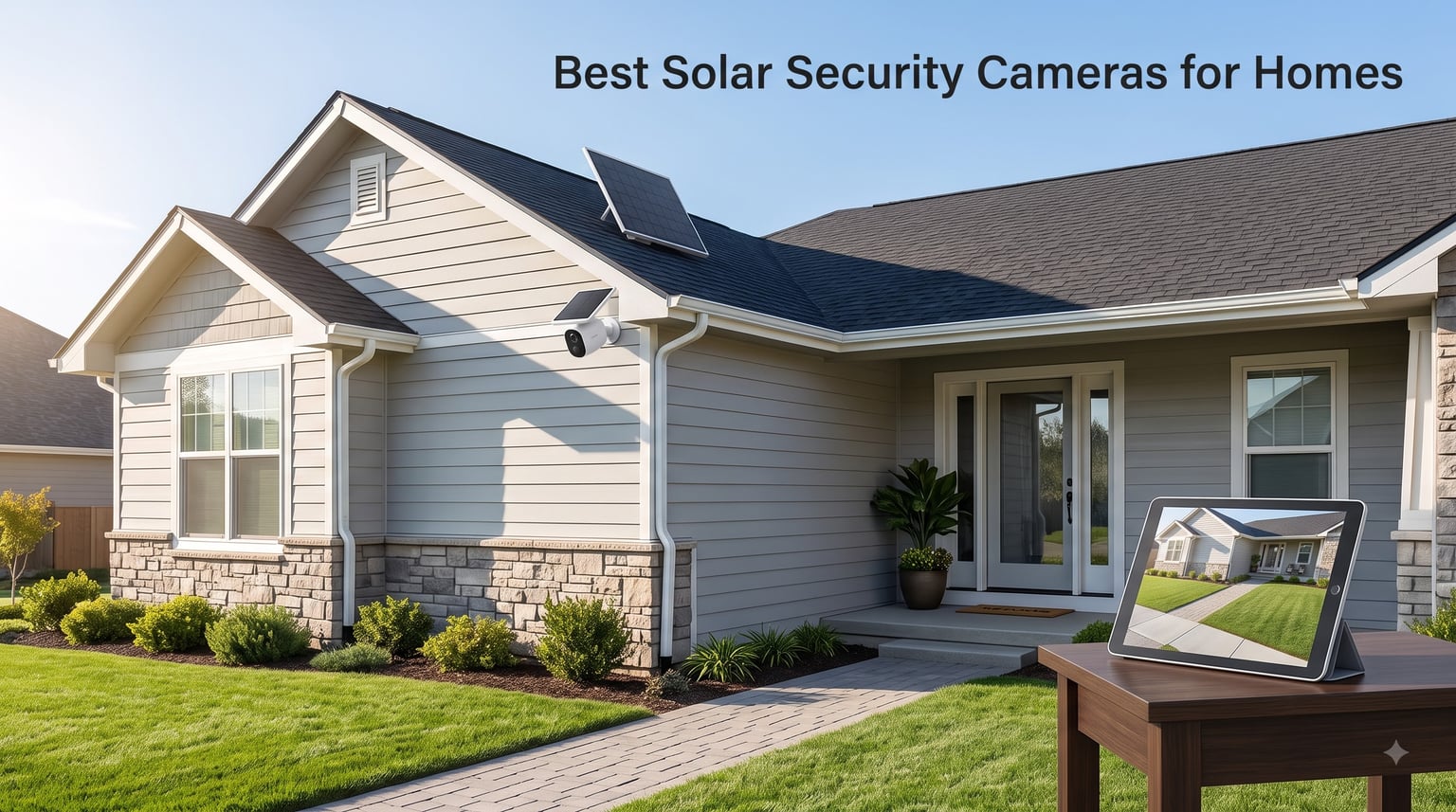Best Solar Security Cameras for Homes